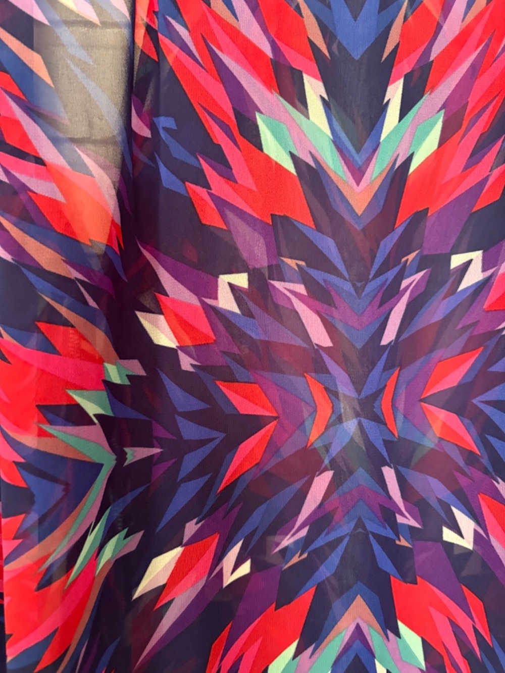 ANA Colorful Blouse SZ XL - Picture 7 of 7